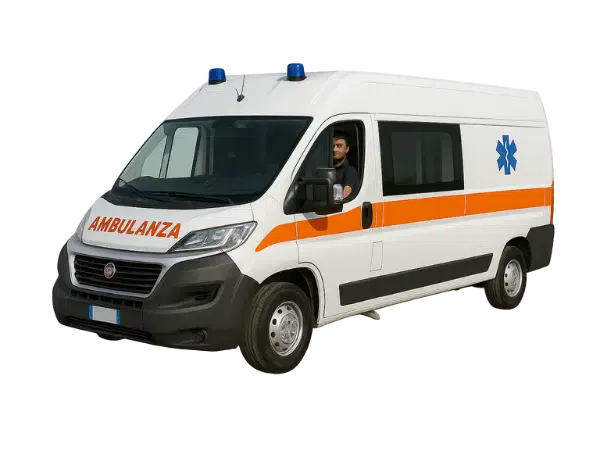 ambulanza con conducente