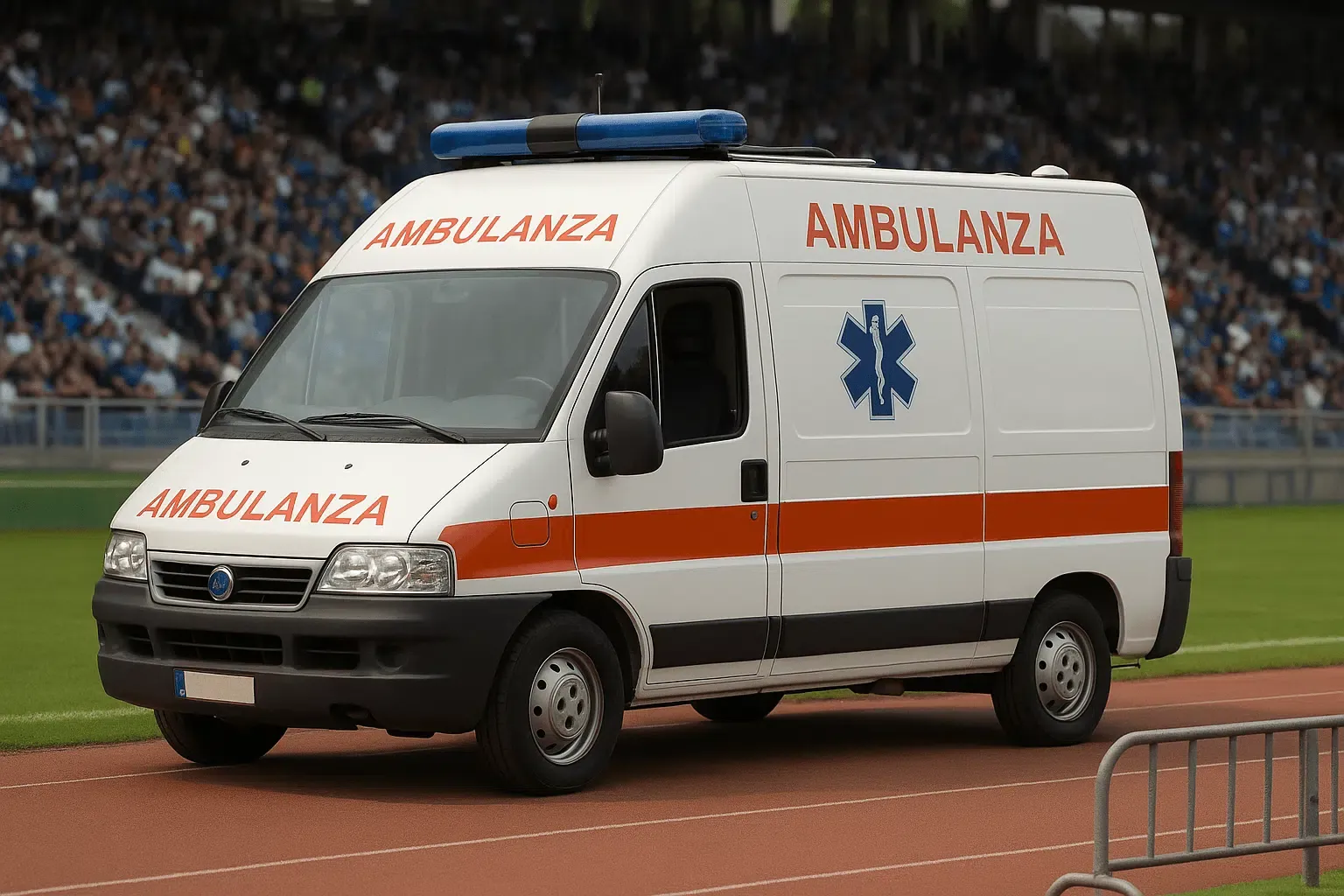 Unità mobile di soccorso per eventi sportivi