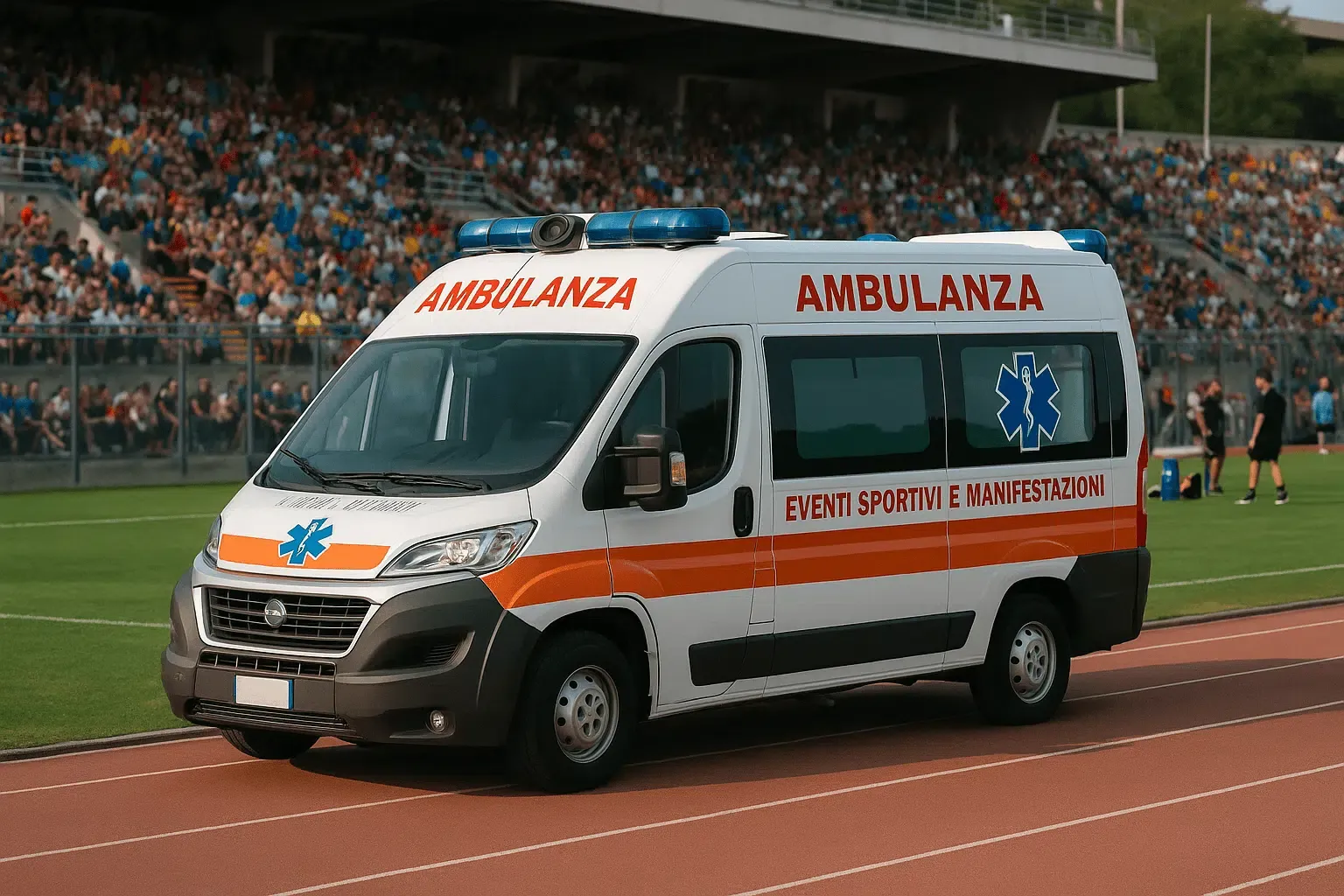 Ambulanza sanitaria per eventi sportivi