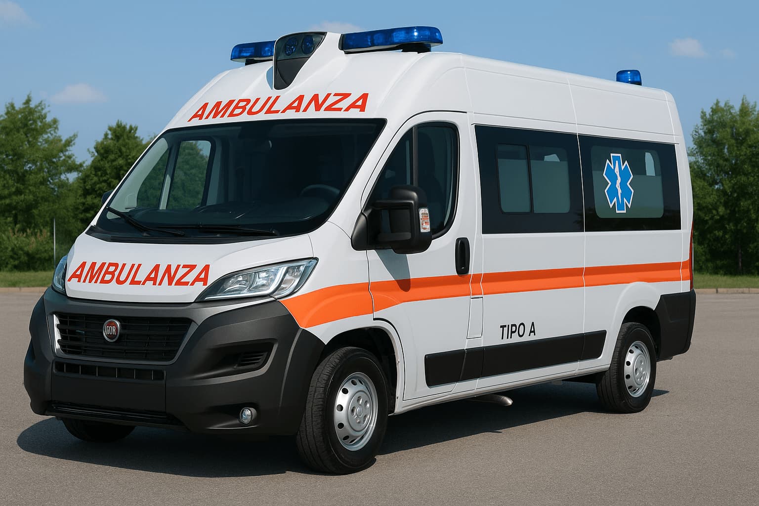  ambulanza di tipo a e b 
