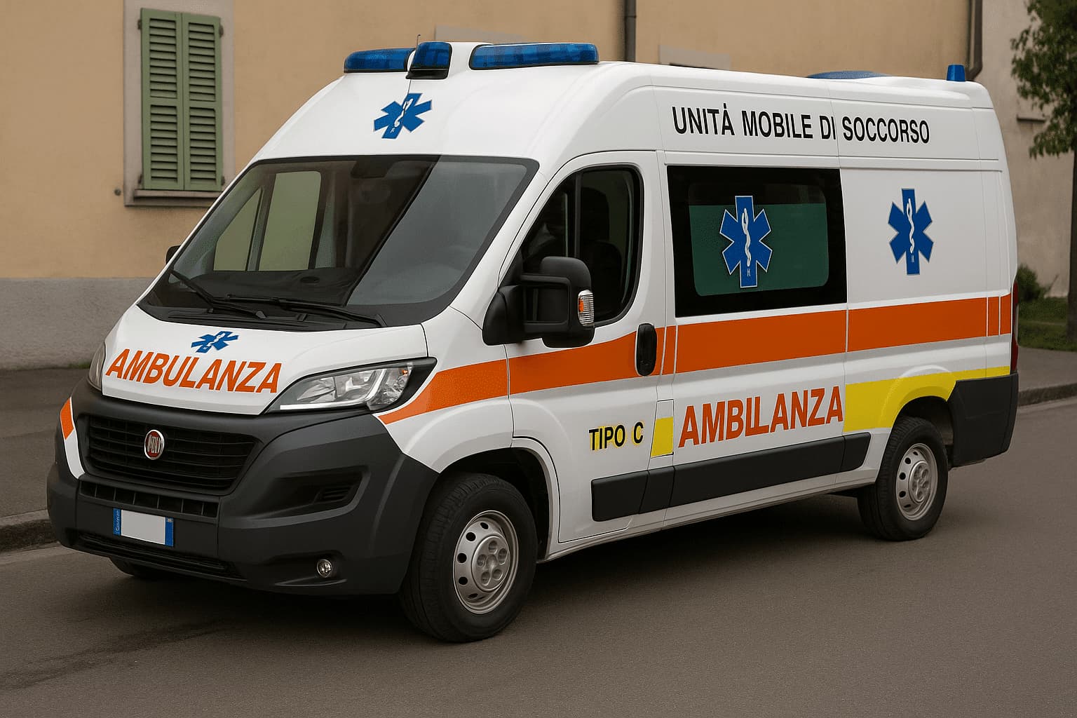 misure barella ambulanza tipo C