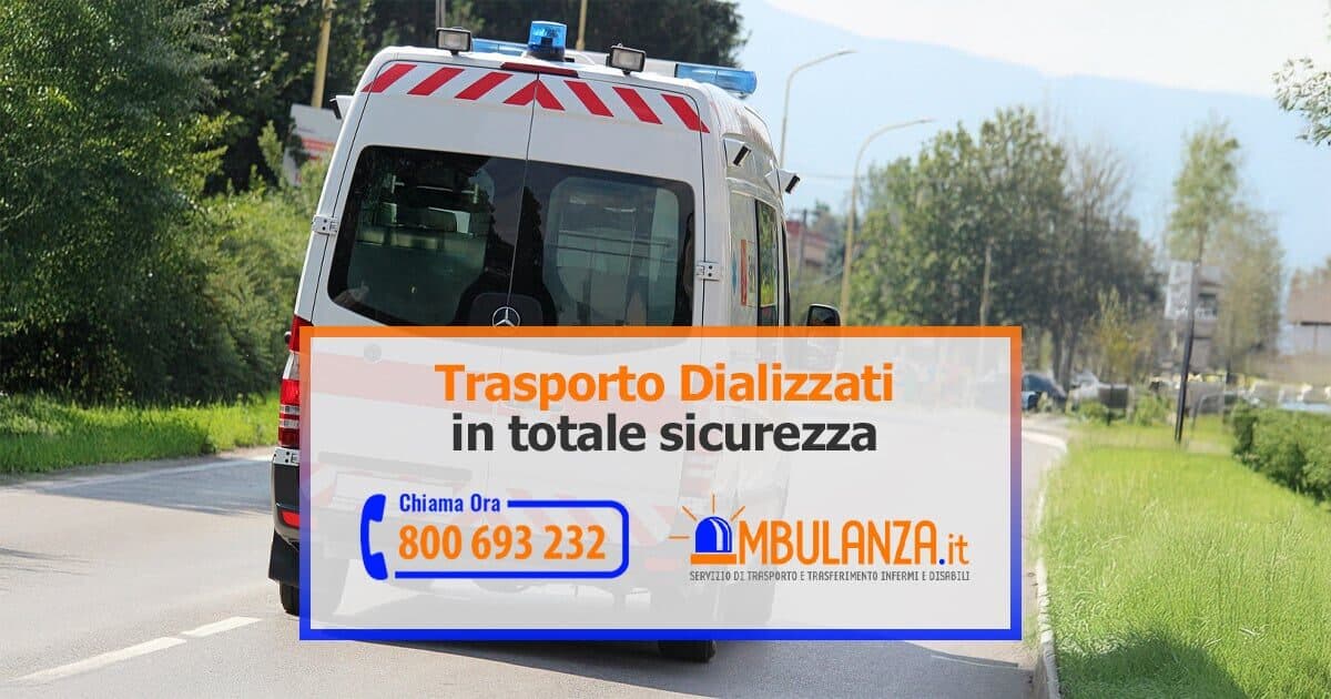 trasporto pazienti dializzati nella regione Trentino Alto Adige