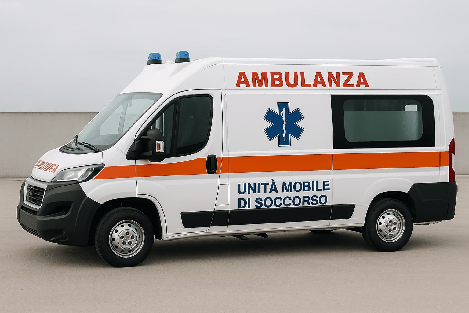  larghezza ambulanza tipo B 