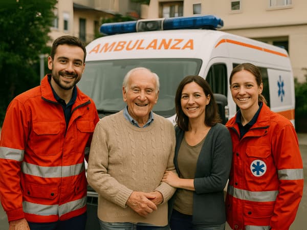 Trasferimento in ambulanza per malati di Alzheimer a Norma